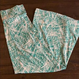 Maternity green maxi skirt